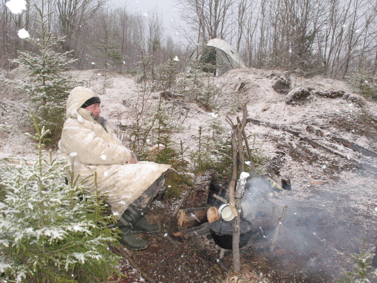 Изображение Выжить зимой в лесу. Секреты опытного рыбака и охотника